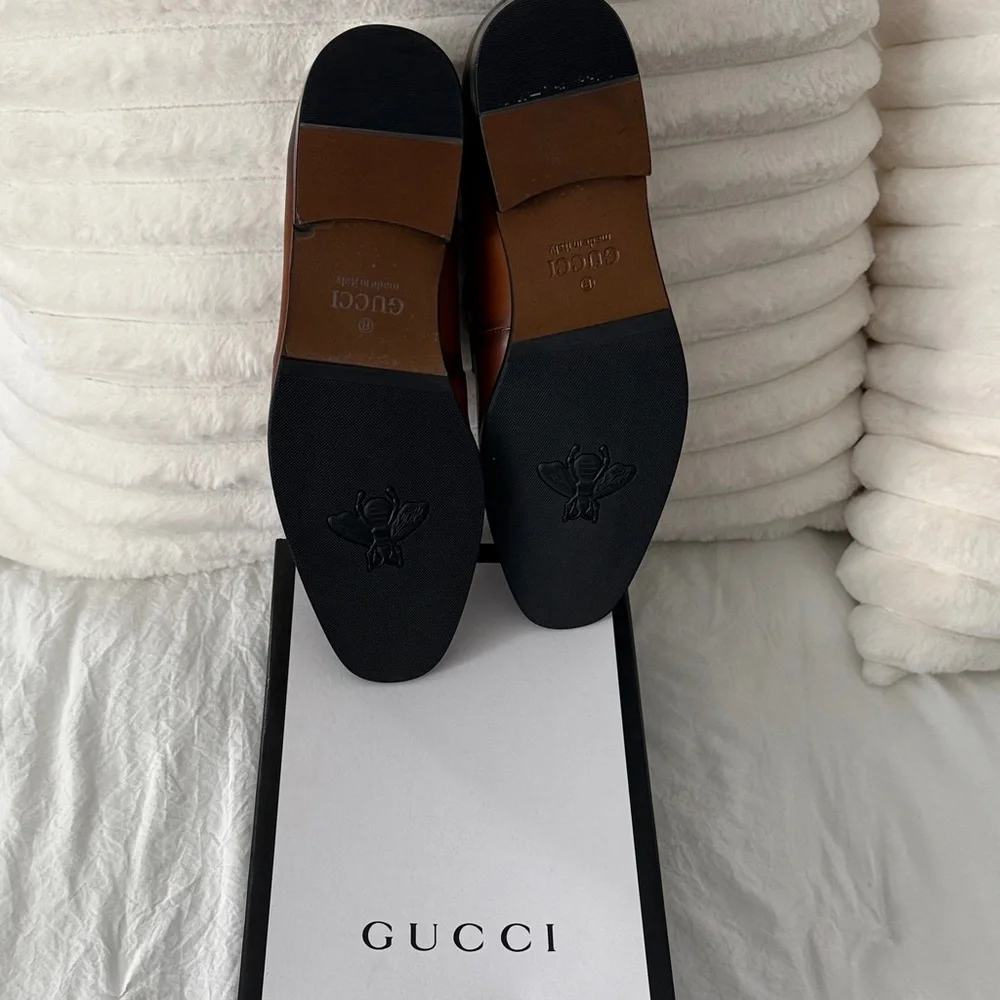 Gucci Men's Rich Brown Slip-Ons. Amazing Quality!!! Men’s size 12! - Picture 6 of 6